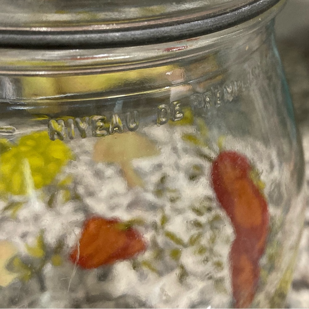 Spice of life vintage glass jar set of 2 (2L & 3/4L) - Picture 6 of 7